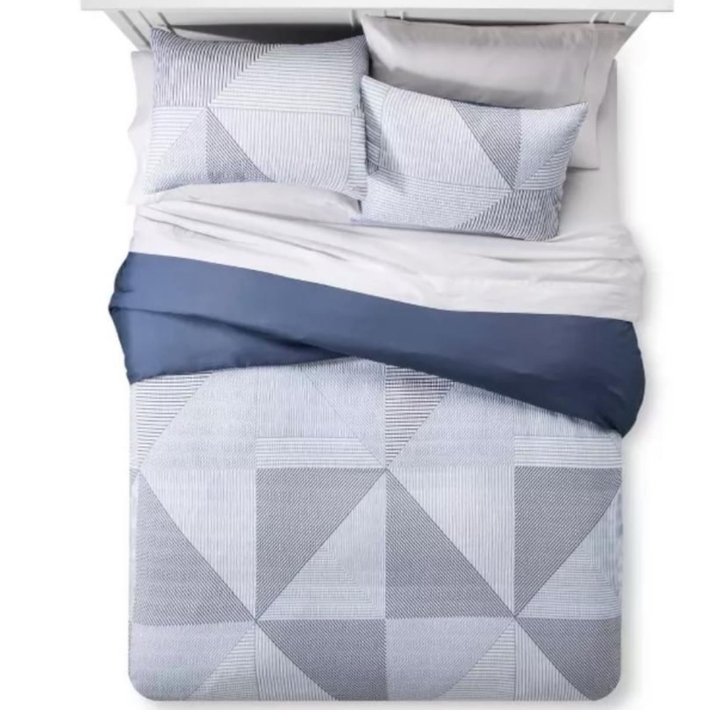 Geometric Pattern duvet and two shams from Target